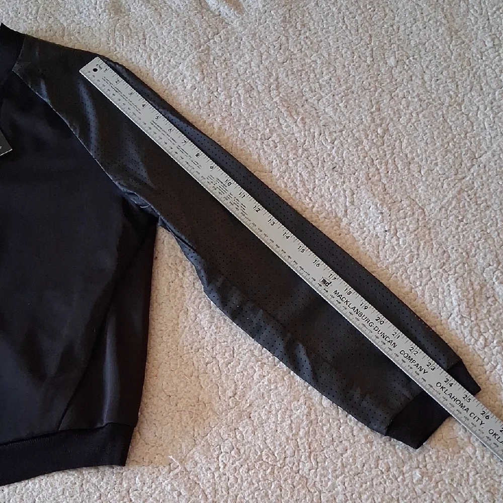 Elie Tahari Black Bomber Jacket